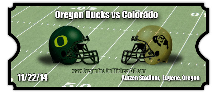 Oregon Ducks vs. Colorado Buffaloes Football Tickets | Nov. 22, 2014