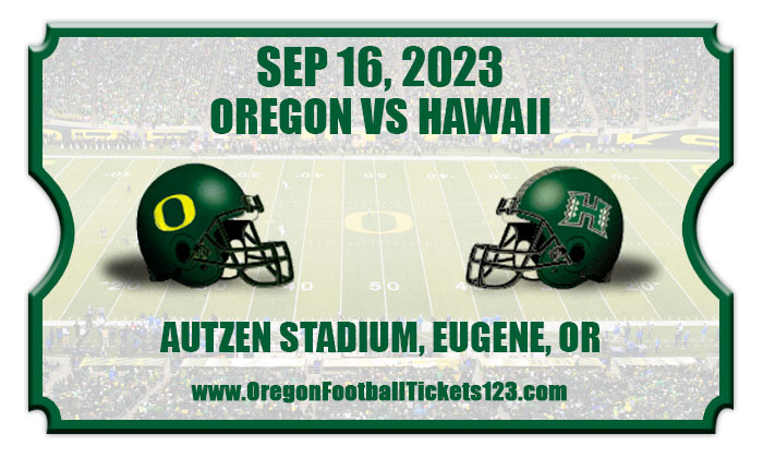 2023 Oregon Vs Hawaii