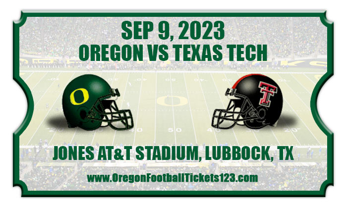 2023 Oregon Vs Texas Tech